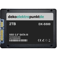 dekoelektropunktde 2TB SSD Festplatte Kompatibel für ASUS M5A78L-M Plus/USB3 Mainboard, Alternatives Ersatzteil 2,5" Zoll SATA3
