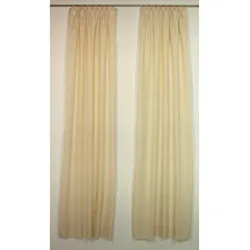 Vorhang WIRTH "Camberg", beige (natur), B:135cm H:245cm, Polyacryl, Polyester, Gardinen, HxB: 245x135