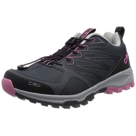 CMP Atik Wmn Trail Running Shoes Antracite-Pink Fluo, 40