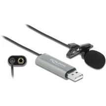 DeLock USB Krawatten Mikrofon Mikrofon