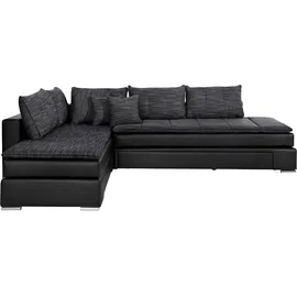 INOSIGN Ecksofa »Boxspringbett Night & Day L-Form mit Dauer-Schlaffunktion o. Armlehnen«, mit Boxspring-Bettfunktion 164x200 cm und Bettkasten, Dauerschläfer!