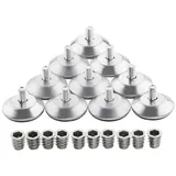 SOTech 10er Set Verstellfüße MOBILIA 39 mm M8x14 inkl. Einschraubmuffen Ø