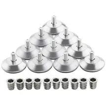 SOTech 10er Set Verstellfüße MOBILIA 39 mm M8x14 inkl. Einschraubmuffen Ø