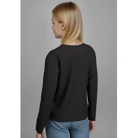 H.I.S. H.I.S Langarmshirt in schwarz/weiß | Gr.: 140/146