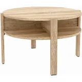 Forte Couchtisch Beistelltisch Wohnzimmertisch rund 74 cm