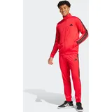 Adidas Sportswear Basic 3 Stripes Tricot Trainingsanzug - Pure Ruby - L
