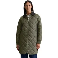 Marc O'Polo Marc OߴPolo Denim Damen, Steppmantel mit Cord-Kentkragen