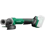 Hikoki Akku Winkelschleifer G1813DVF (18V, Schleifscheiben Ø:125 mm, Antriebsspindel: M14, Brushless Motor, Leerlaufdrehzahl:3200-8000 min-1,) plus Zubehör, ohne Akku, Ladegerät und Transportkoffer.