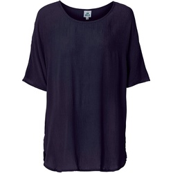 Viskose-Bluse, dunkelblau, 36/38