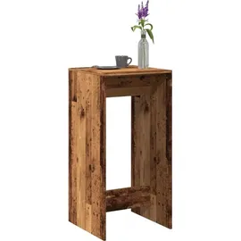 vidaXL Bartisch Altholz-Optik 51 x 50 x 103,5 cm Braun