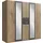 WIMEX Kleiderschrank Diver, mit 2 Spiegeltüren, 2 Schubkästen mittig, grau