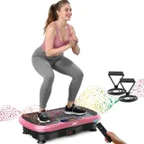 AXV Vibrationsplatte Testsieger, Rüttelplatte Sport für Zuhause,Vibration Plate mit 120 Stufen und 5 Modi, 150 kg Belastbar, mit Bluetooth, für Ganzkörpertraining, Abnehmen, Fettverbrennung