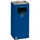Proregal Klassischer Kombiascher eckig HxBxT 70,5 x 33 x 33 cm Verzinkter Stahl Blau