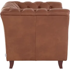 Home Affaire Chesterfield-Sessel Reims Polyester 98 x 76 x 88 cm Braun