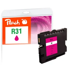 Peach Tintenpatrone magenta kompatibel zu Ricoh GC31M, 405690