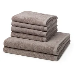 ROSS Vita Handtuch-Set (6-teilig) Flanell Grau