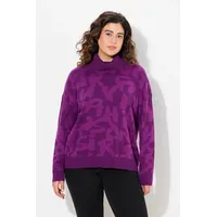 Ulla Popken Oversized-Pullover in violett | Gr.: 54-56