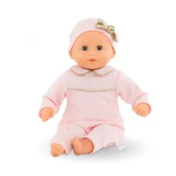 Corolle® Babypuppe Calin Manon, 30 cm Rosa Babypuppe mit Schlafaugen Weichkörperpuppe Kuschelpuppe rosa