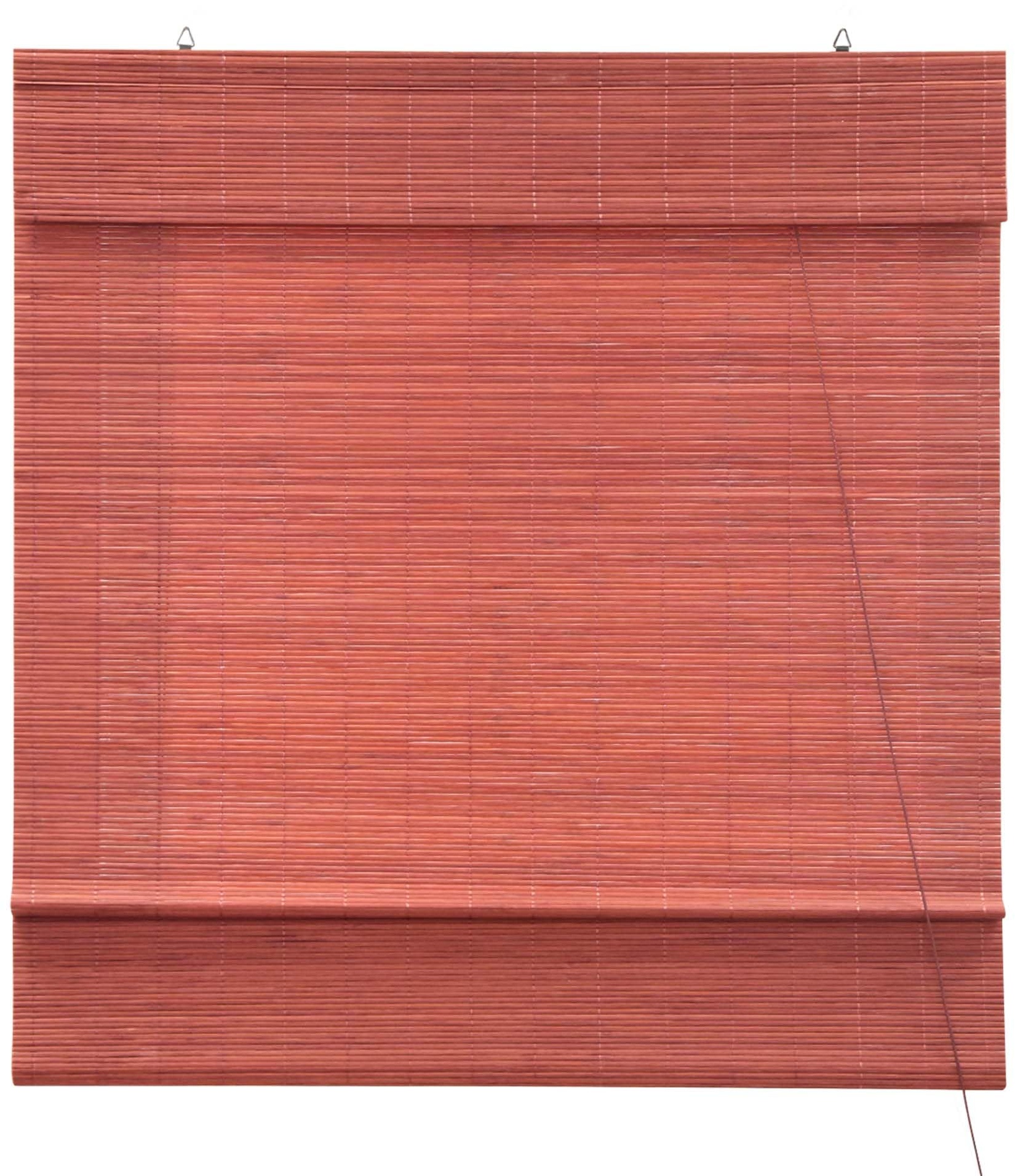 Victoria M. Bambus Raffrollo Sonnenschutz Sichtschutz Rollo Seitenzugrollo, für Fenster und Türen, Blickdicht, 150 x 220 cm, Kirsche