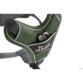 Hunter Divo Hundegeschirr Grün/Grau L-XL