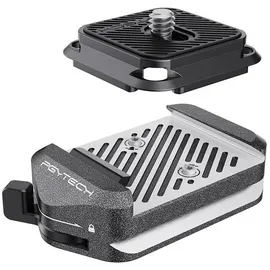 PGYTECH Quick Release Clamp & Plate V2 grau