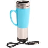 Auto Elektrische Hitze Cup Elektrische Wasser Isolierte Auto Cup Reise Heizung Cup Wasserkocher blau - Blau