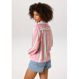 Aniston CASUAL Hemdbluse im pastellfarbenen Streifen-Dessin Gelb 36