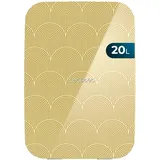 Cecotec Bolero MiniCooling 20L Bahamas Mini-Kühlschrank (20 l, 400 mm hoch, Gelb)