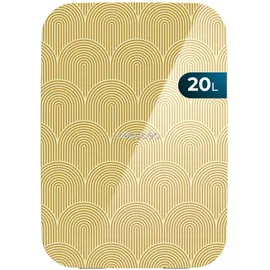 Cecotec Bolero MiniCooling 20L Bahamas Mini-Kühlschrank (20 l, 400 mm hoch, Gelb)