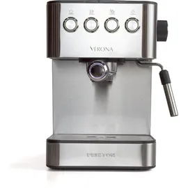 Prixton Verona Espressomaschine weiß mit Milchaufschäumer