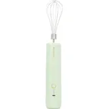 Zusammenklappbarer, Kabelloser Handmixer Mit 3 Geschwindigkeitsstufen Und 2 Rührköpfen, Grün