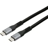 Exsys USB-C auf USB-C 2 m Schwarz