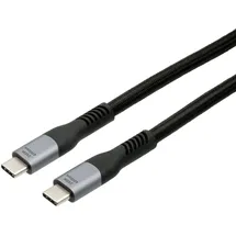 Exsys USB-C auf USB-C 2 m Schwarz