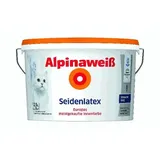 Alpina Seidenlatex Alpinaweiß weiß seidenglänzend 2,5 l