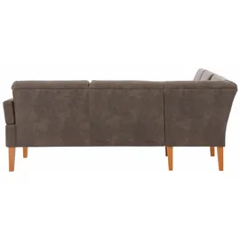 Home Affaire "Fehmarn", 255x98x210 cm Luxus-Microfaser langer Schenkel rechts grau (anthrazit), (87765465-0)