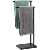 bremermann Stand-Handtuchhalter freistehend Schwarz