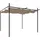 vidaXL Pergola mit Schiebedach Taupe 295x292x230 cm