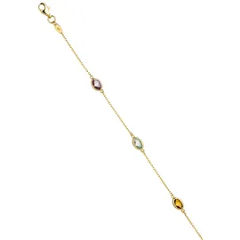 Jobo Goldarmband Gelbgold 585 19 cm