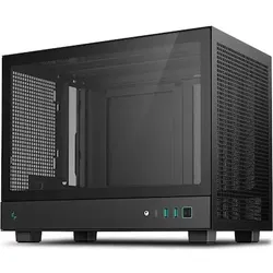 DeepCool CH160 schwarz Mini Tower Gehäuse Mini-ITX Glasfenster