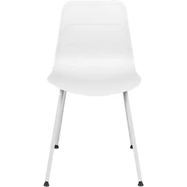 Beliani Esszimmerstuhl 2er Set LOOMIS Weiß