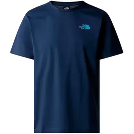 The North Face Redbox Nse Kurzarm-t-shirt - Summit Navy / TNF White - S