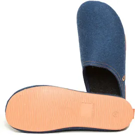 Gottstein Wool Slide-In Pantoffeln Hausschuh mit anatomischer Passform, Rutschfeste Sohle, Gepolsterte Innensohle - 44