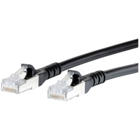 Metz Connect 1308455000-E RJ45 Netzwerkkabel, Patchkabel Cat.6A 10G AWG26 Schwarz