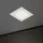 ETC Shop Einbauleuchte 1er Pack eckig Aluminium