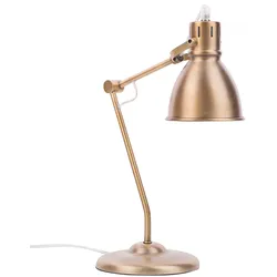 Schreibtischlampe MONSAN verstellbar Metall Messing