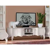 JV Möbel TV-Schrank 53 cm x 54 cm Weiß Holz