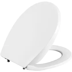 kompatibler WC Sitz Malaga - passend für verschiedenen WC Modelle, weiß ohne Nano