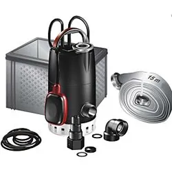 Grundfos Multibos für Flut undHochwasser 97519841 MULTIBOX CC7-A1 1x230V 0,38kW 10m Kabel,Gesamtpaket