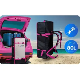Thunder Mossa SUP Board 320 x 75 x 15 cm Grau/Weiß/Rosa