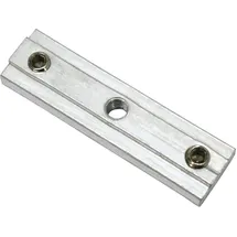 GARDINIA Verbinder für Gardinenstangen mit Innenläufen, Metall, Durchmesser 20 mm,